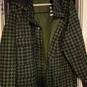 Adidas IVY PARK Green and Black Patterned Jacket NWT size XL Unisex